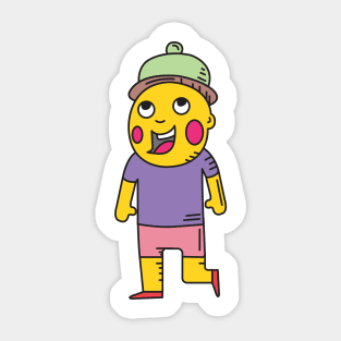 The boy Sticker